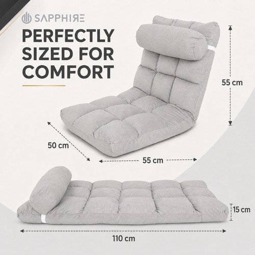 Floor chair with back - back, support