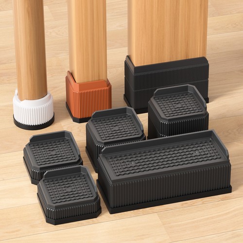 Pcs set bed risers - 4, support