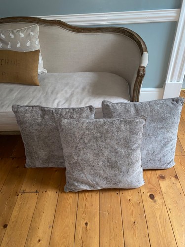 Light grey chenille - grey, large